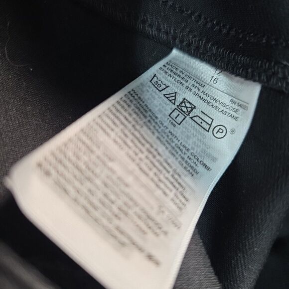 Gap High Rise Legging Pants Career Pants Size 12 Black Front Seam Ponte Knit NWT - Picture 13 of 13